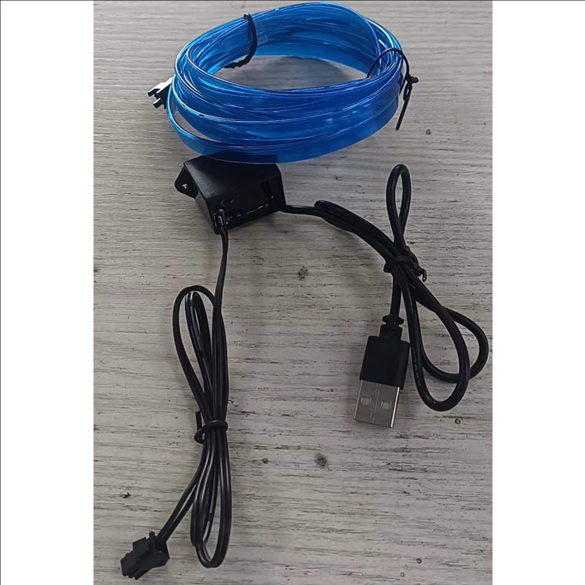 EL cold light wire mask, car ambient lighting luminous wire set, edge trim wire, professional production in Ningbo, Zhejiang