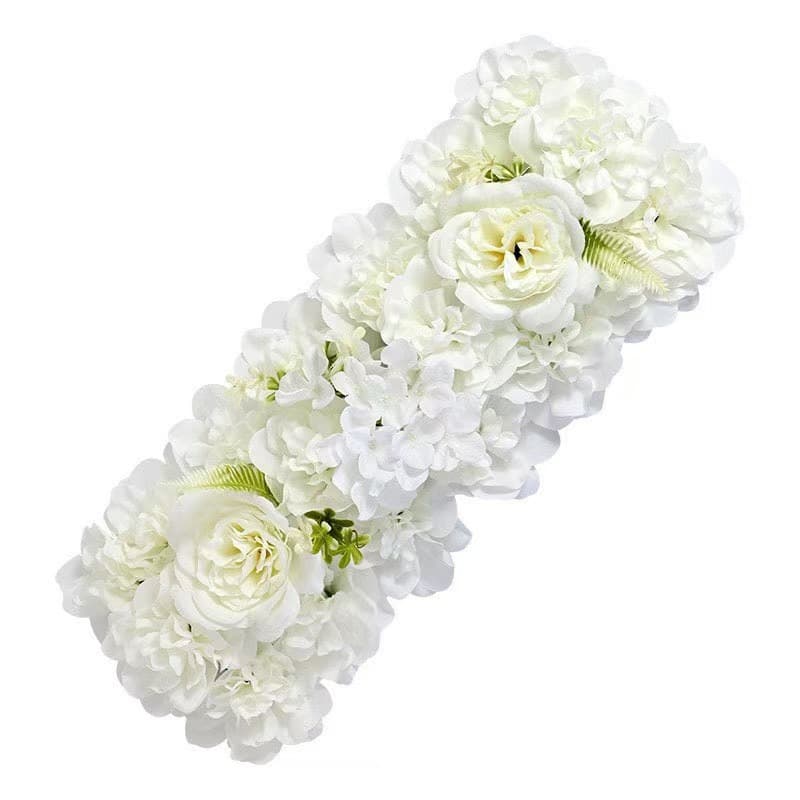 New wedding simulation floor flower arrangement silk flower decoration fake flower arrangement hotel flower wall road guide wedding arch floral art