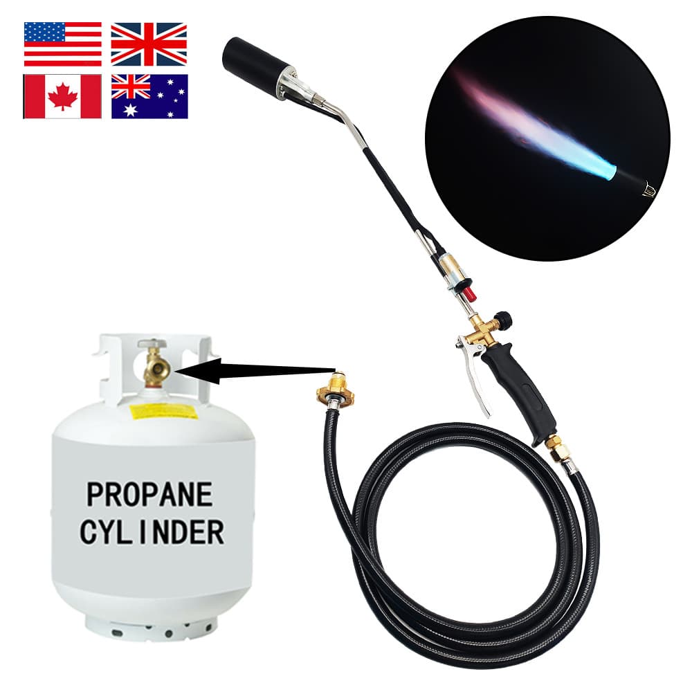 Propane Weed Burner Torch Liquefied Gas Flame Gun US Standard Weed Removal Flame Heater Torch American Propane Burner
