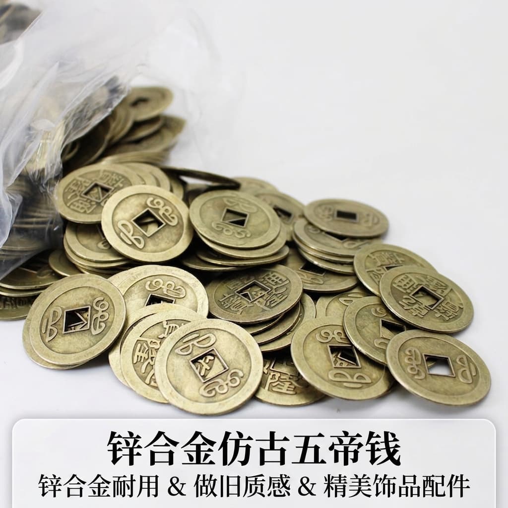 Alloy Ten Emperors Copper Coins Five Emperors Coins Copper Coins Six Emperors Coins Bulk Wholesale Imitation Qing Dynasty Copper Coins Antique Coins