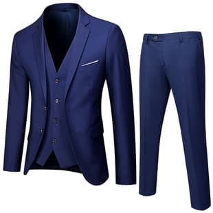 Men's Three-Piece Suit Set Business Casual Formal Wear Best Man Groom Wedding Suit for Export