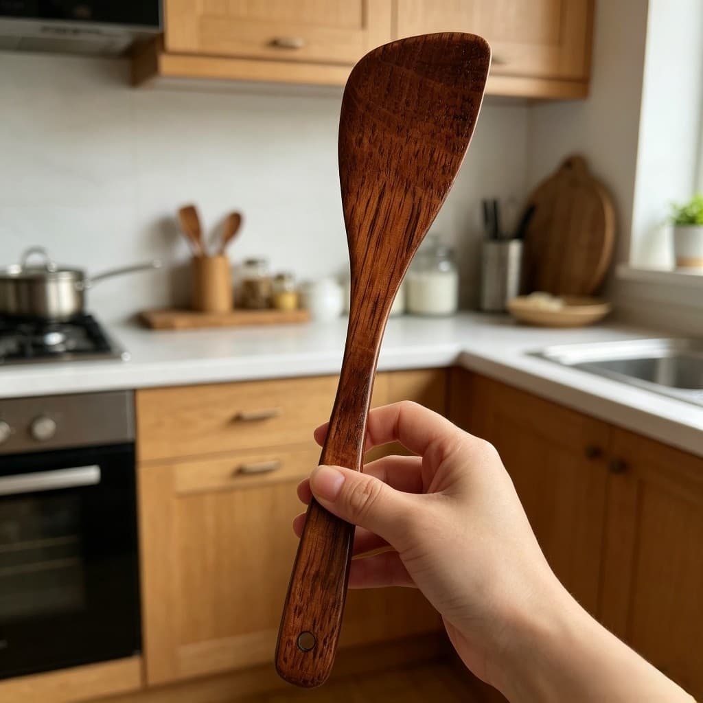 Kemu shovel 30cm non-stick pan special long handle shovel cooking spoon spoon set spatula solid wood manufacturer direct sale