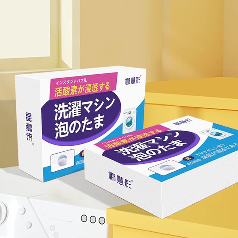 Xiaojingxi Washing Machine Cleaning Effervescent Tablets Household Stain Removal Antibacterial Multi-Functional Cleaning Bubbles