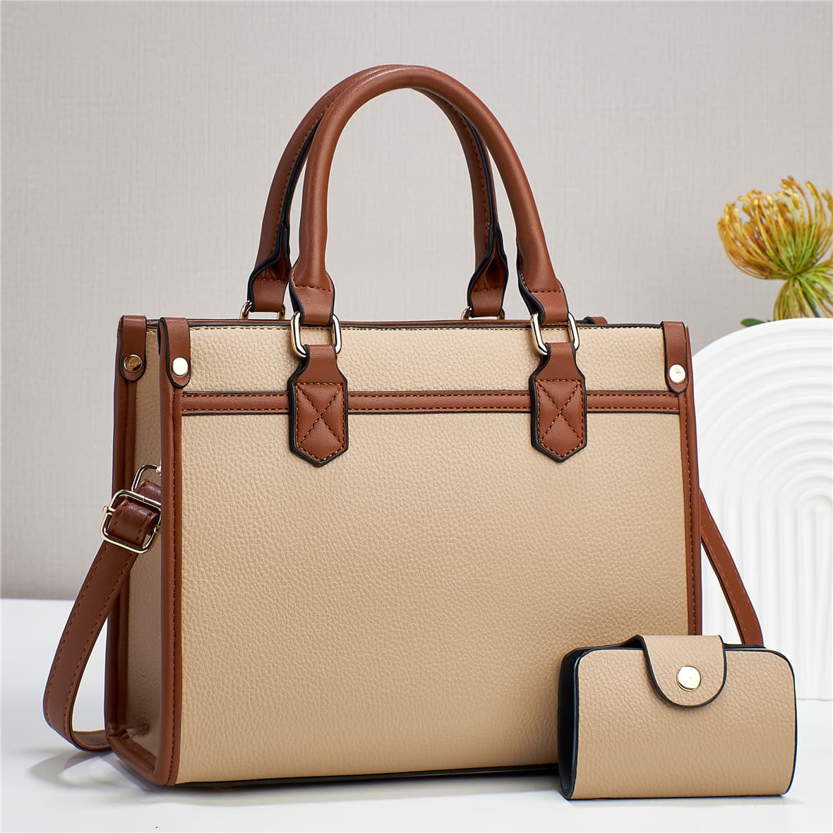 Mother-to-child bag Taizhou women's bag simple casual handbag large capacity multi-piece set single shoulder crossbody bag bags