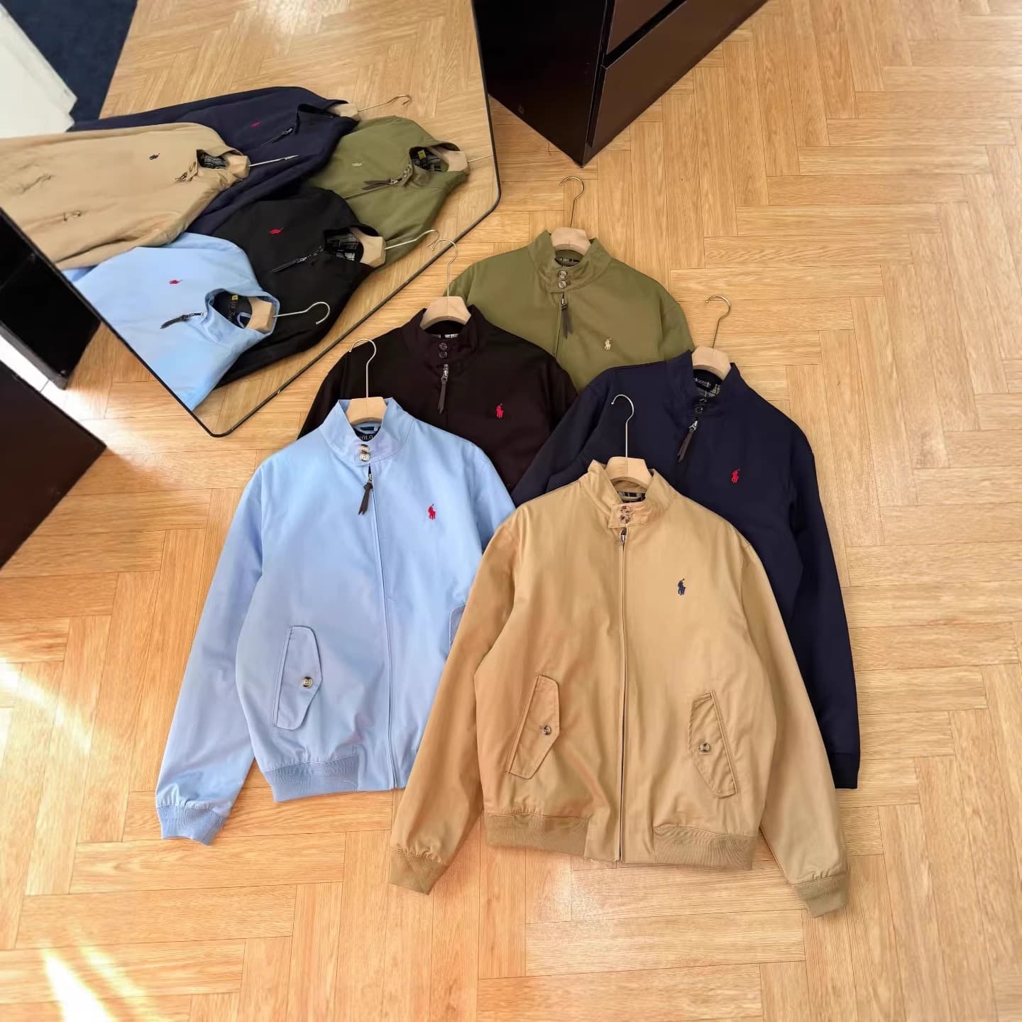 Spring 26 new RL Raff couple style outdoor casual Harrington jacket for cross-border e-commerce direct supply