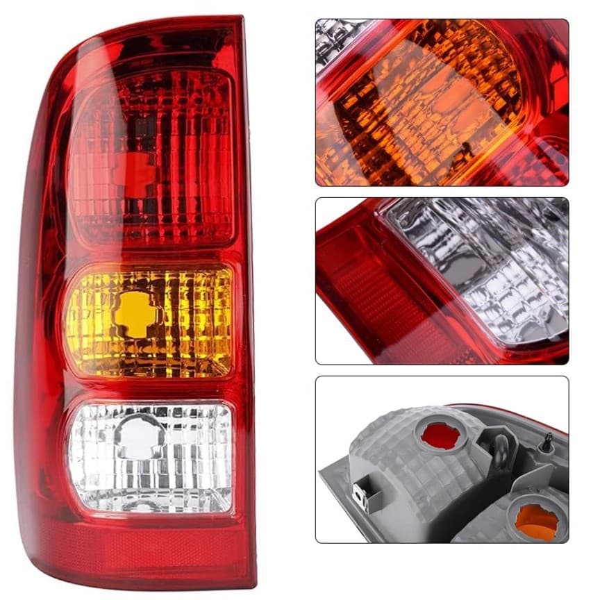 Compatible with Toyota 2005-2011 Hilux VIGO Pickup Tail Light Left/Right Reverse Light Housing Brake Lamp Cover