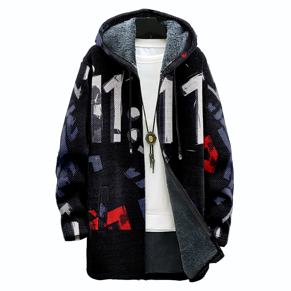 2024 New Cross-Border Long-Sleeved Hooded Sweatshirt, European and American Style, 3D Digital Printed Men's Casual Long-Sleeved Hooded Jacket