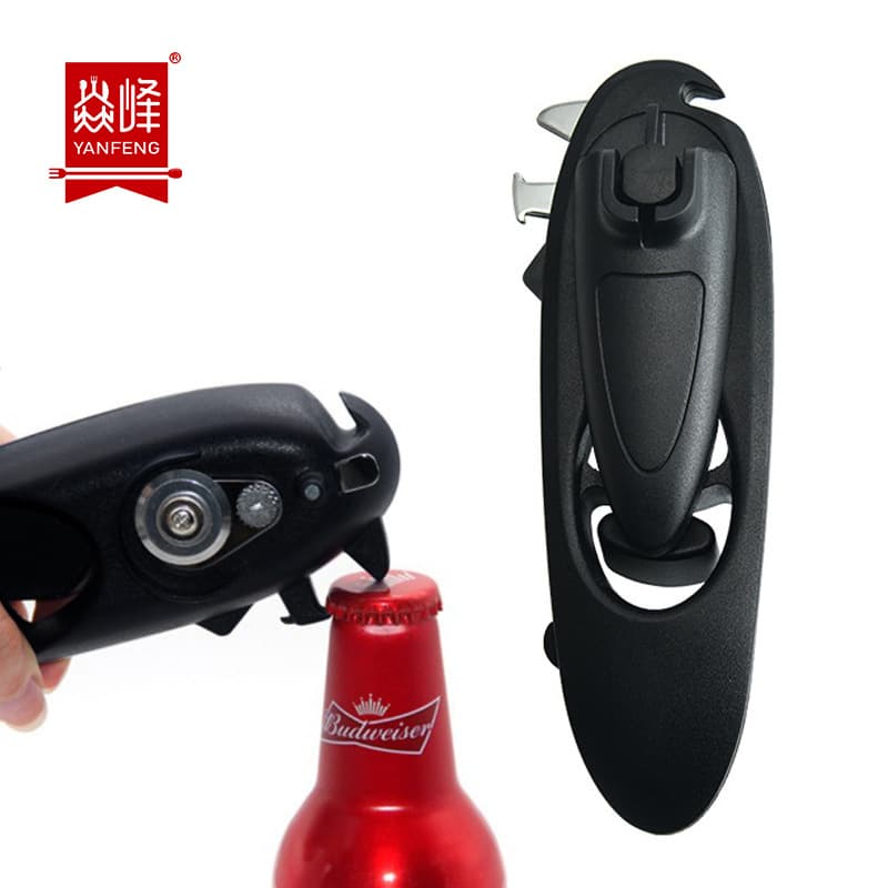 8-in-1 Multi-Function Can Opener Creative Bottle Opener Easy Stainless Steel Kitchen Jar Opener