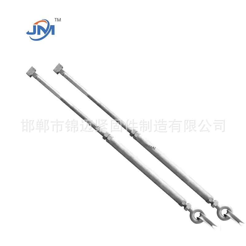 Factory direct sales, hot-dip galvanized forged tubular tie rod, sleeve tie rod, overhead line fittings.