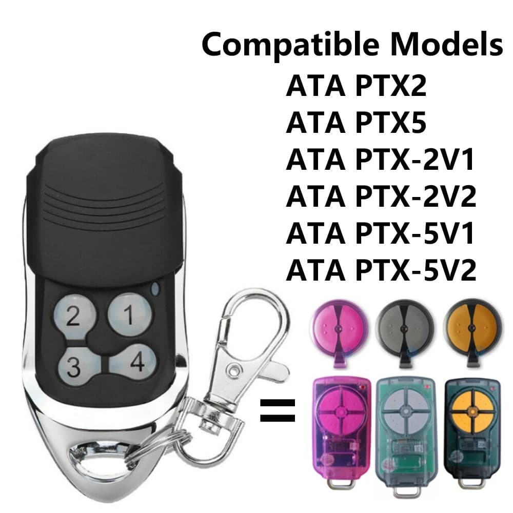 Australia Compatible ATA PTX5V2 V1 Remote 433.92MHZ Garage Door Remote Control