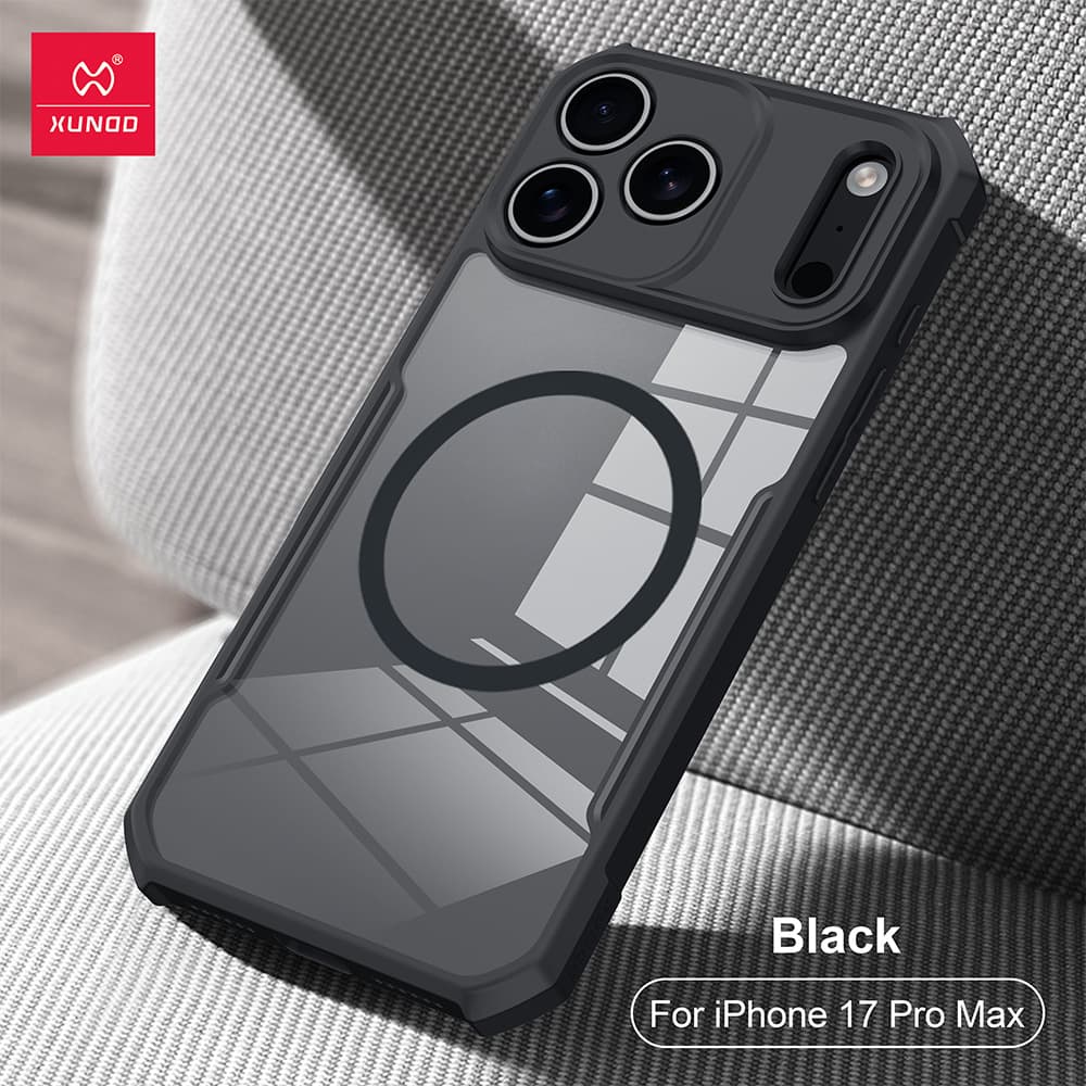 Suitable for iPhone17 pro max mobile phone case 17pro case magnetic ring anti-fall Apple 17 Air protective case