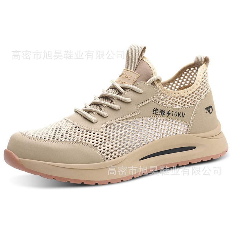 Cross-border Safety Shoes for Men, Anti-smash Anti-puncture Insulated Shoes 15kV, Breathable Comfortable Wear-resistant Electrician Shoes, Safety Work Shoes
