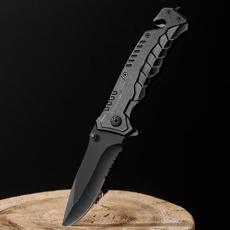 Bock Outdoor Folding Knife for Self-Defense, Wilderness Survival, High Hardness, Sharp Military Knife, Camping Pocket Knife, Portable Folding Knife