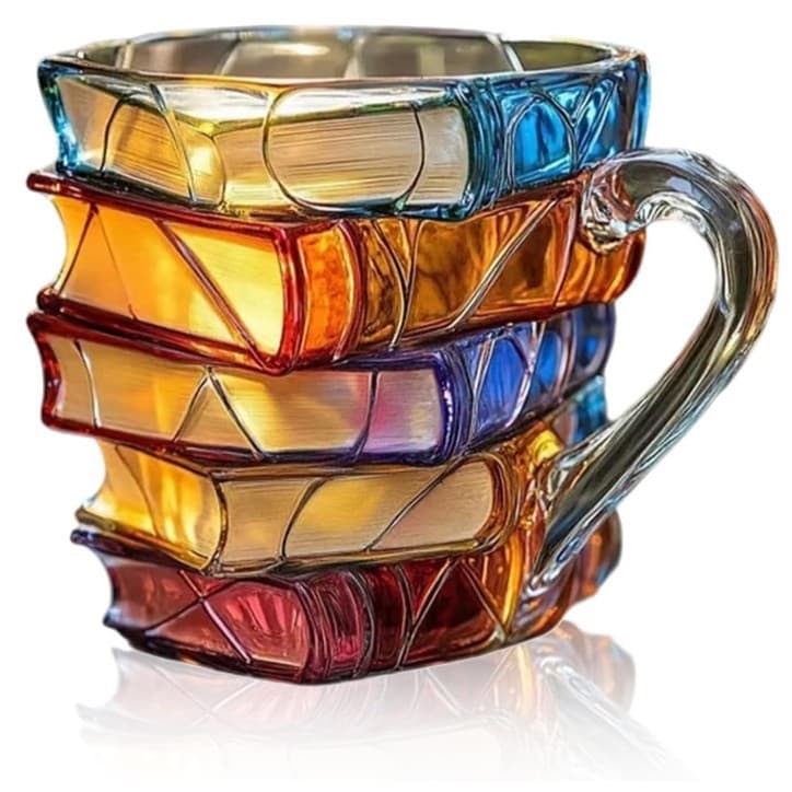 Painted Book Mug Novelty Coffee Mugs