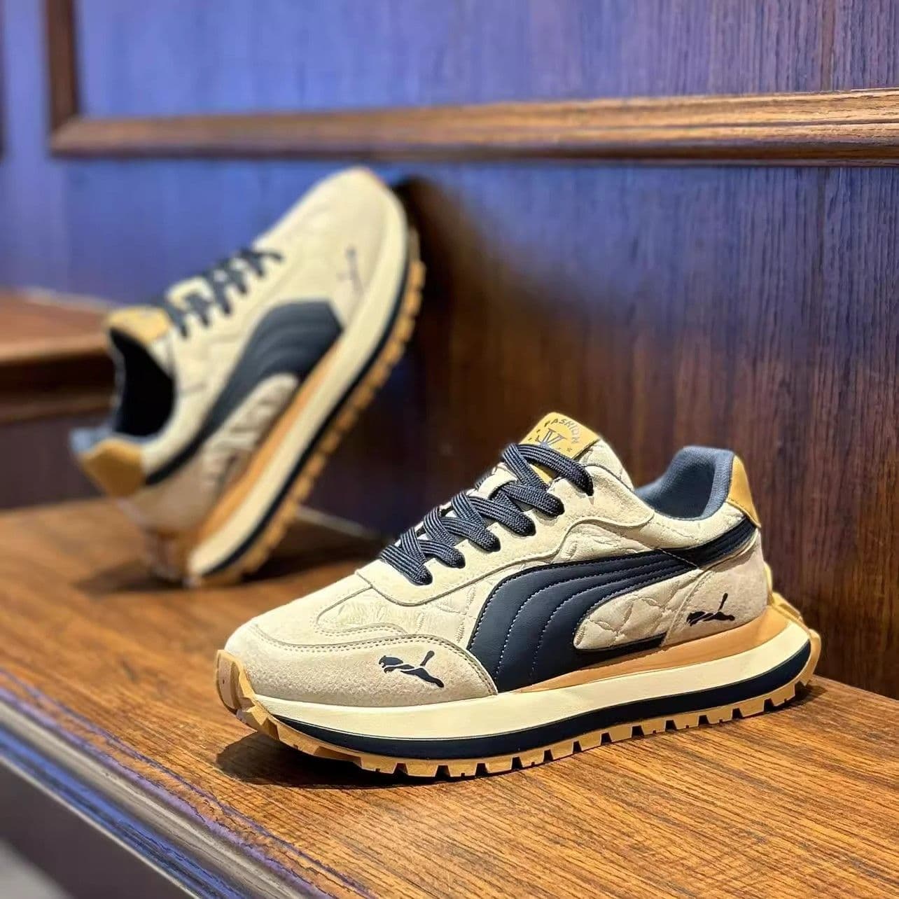 Men's Autumn/Winter 2026 New Casual Sports Shoes, Versatile Fashion Thick-Soled Height-Increasing Shoes, European Style Agam Men's Shoes