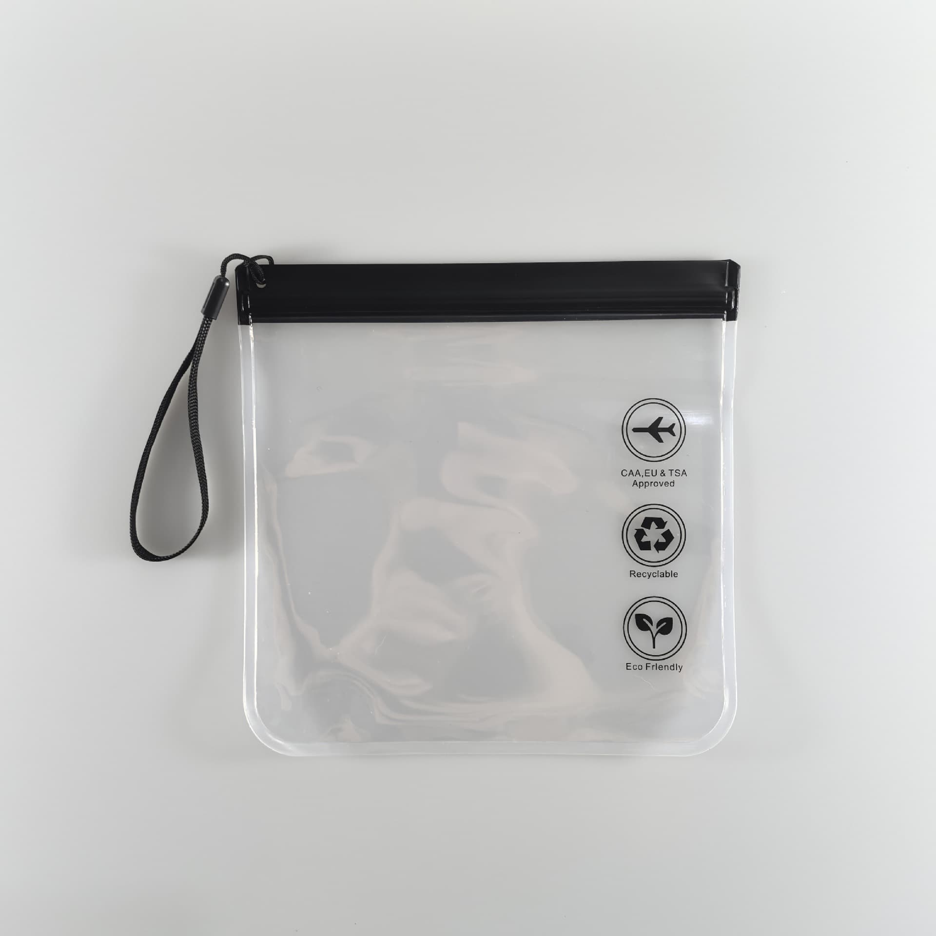 Spot transparent eva food preservation bag mobile phone case packaging bag lanyard jewelry storage ziplock bag object storage