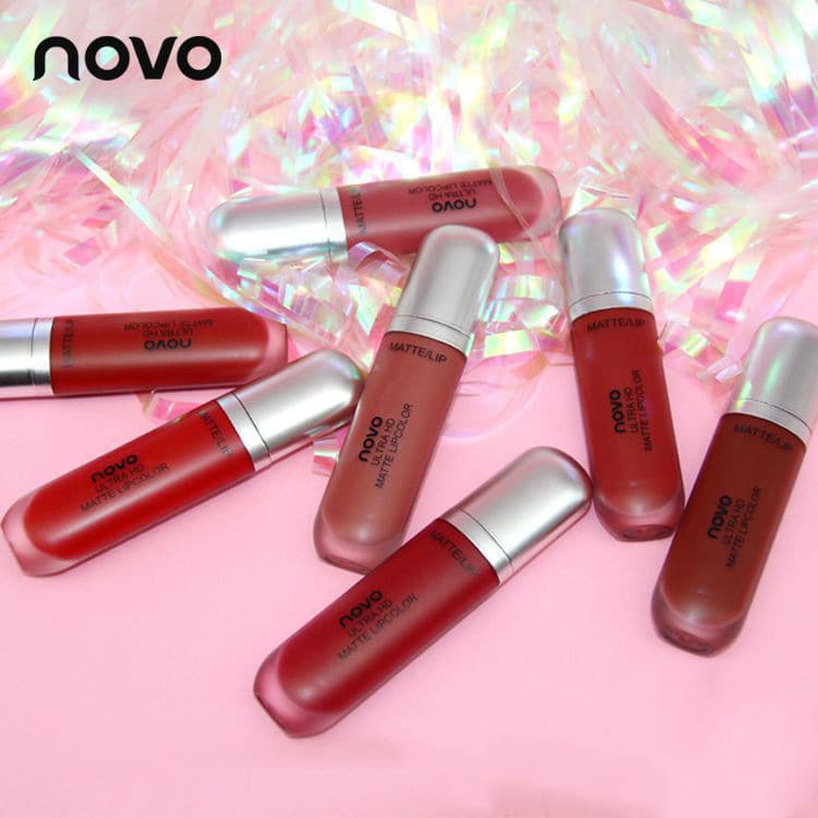 Makeup NOVO milky ice cream velvet matte lip glaze for female students affordable lip gloss lip gloss long-lasting color beauty makeup