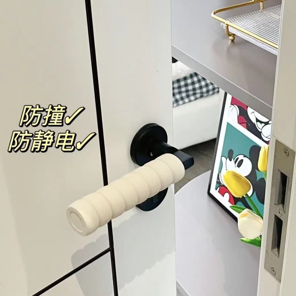 Anti-static Door Handle Protectors, Thickened Impact-resistant Sleeves for Children's Room Doors