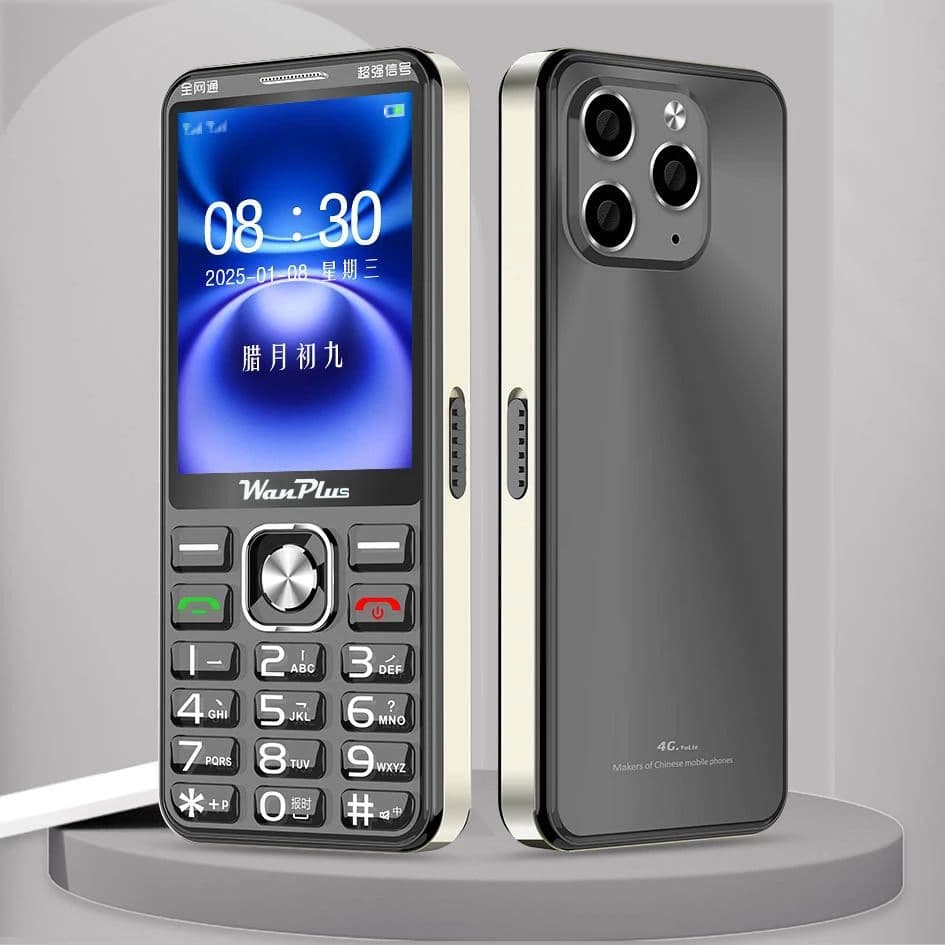 Wanjia Ke W505 Full Netcom 4G New 3.0 Narrow Bezel Crystal Key Positioning Anti-Loss Loud Speaker Phone