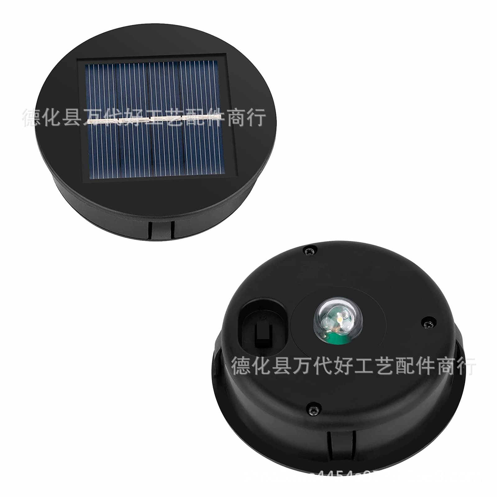 Solar cell box polysilicon warm white led garden decorative light 8.5cm wrought iron lantern electronic accessories