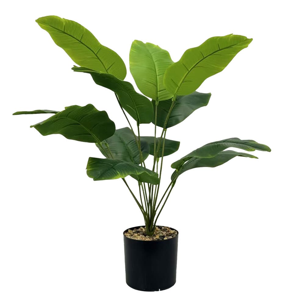 Artificial Bird of Paradise Plant Traveler's Palm Indoor Decorative Home Ornament Fake Plant Potted Landscape Garden Decor