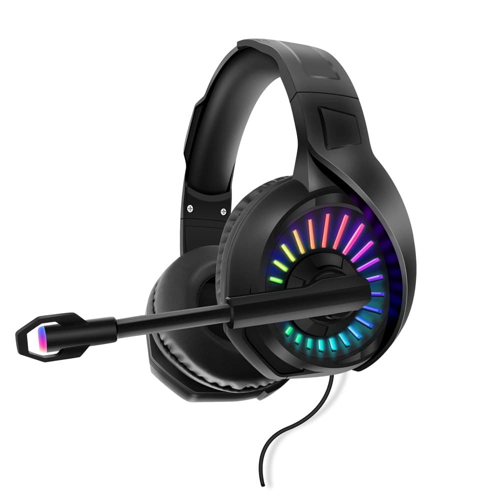 G2 Over-Ear Gaming Headset with RGB Seven-Color Lighting LED Wired Microphone - Factory Direct Sales