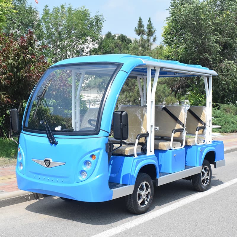 Zhongfei Yida 8-Seat Electric Sightseeing Car for Scenic Spots, Campuses, Communities, and Factory Commuting