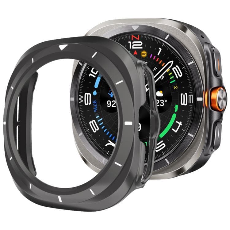 xDfind Scale Bezel PC Hollow-Out Watch Protective Case for Samsung Galaxy Watch Ultra / Ultra 2025