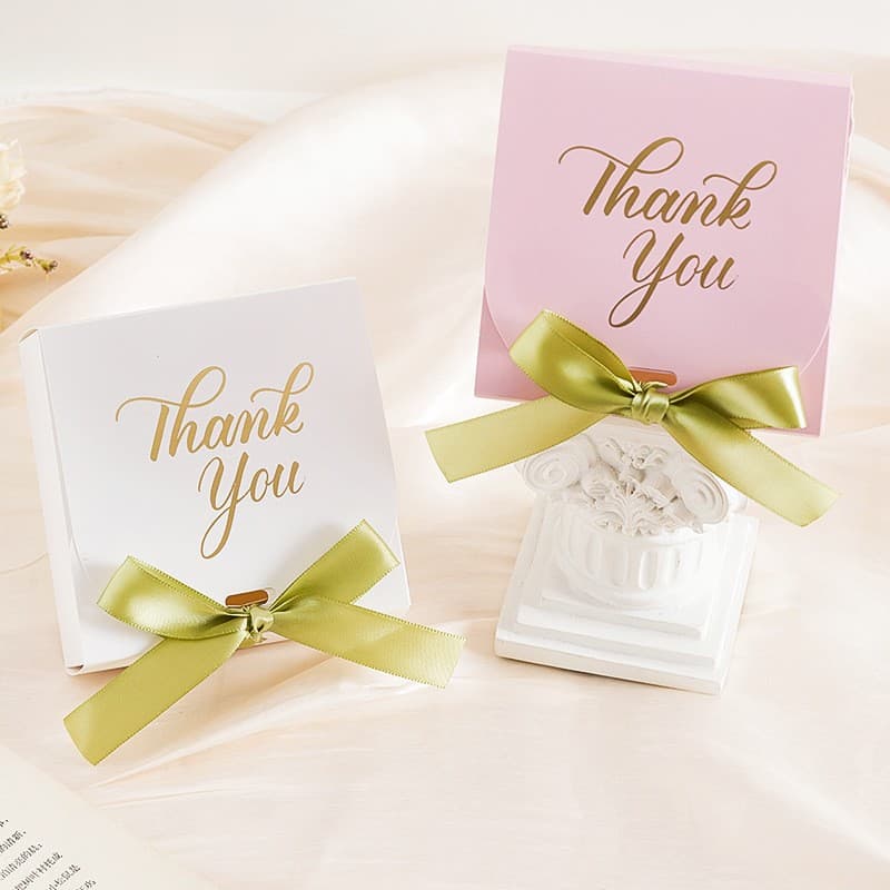 Solid color cake box packaging box birthday gift box empty box bow flip lid paper box bread box wedding candy box