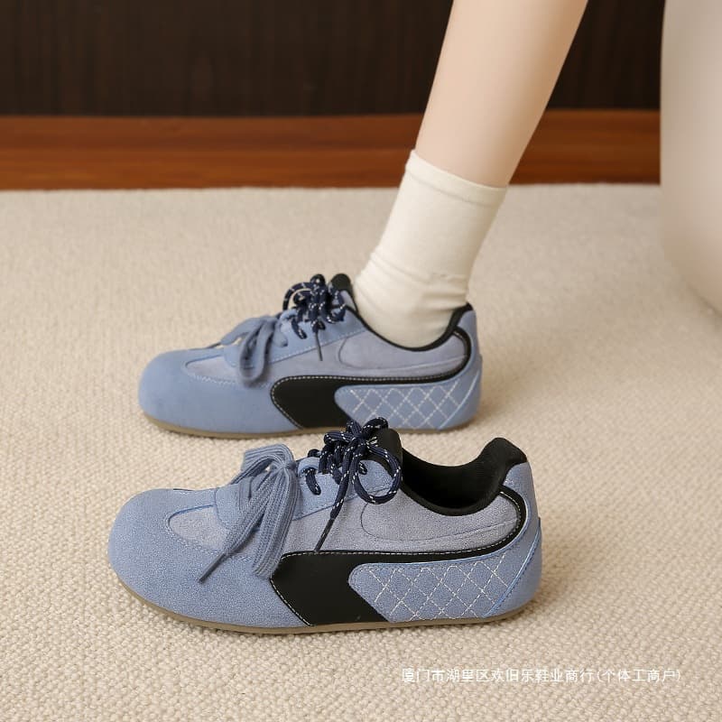 INS Korean Version New Argus Shoes for Women, 2025 Spring Student Sports Running Casual Shoes, Thick-Soled Moral Training Shoes LDS01
