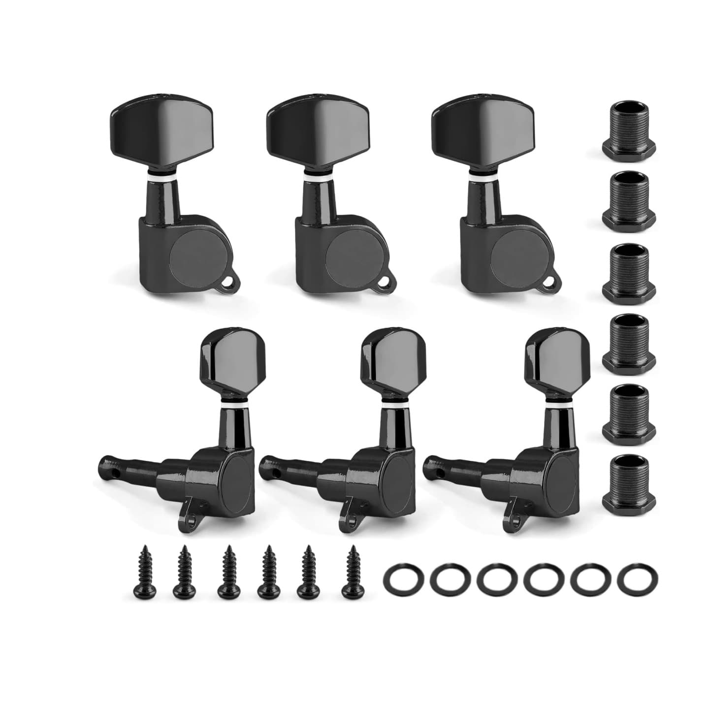 Guitar Parts Folk Guitar Tuning Pegs Semi-Closed Acoustic Guitar String Pegs Tuning Knobs String Winder
