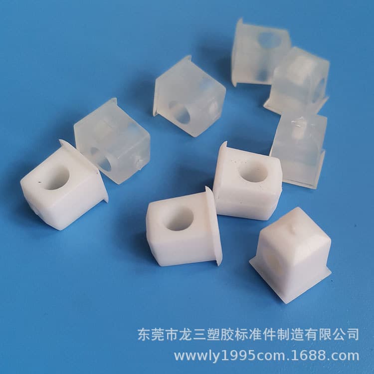 Longsan Plastic Factory Supply Square Tube Plug, Plastic Perforated Square Plug Stopper