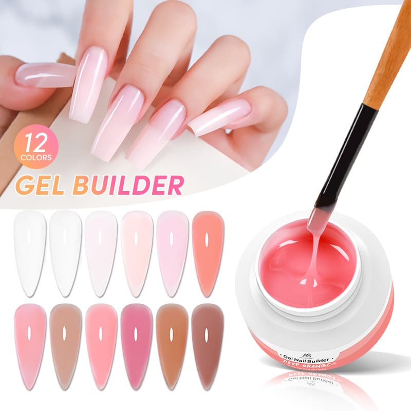 Gel Nail Builder New Nude Transparent Modeling Gel Removable Painless UV Gel