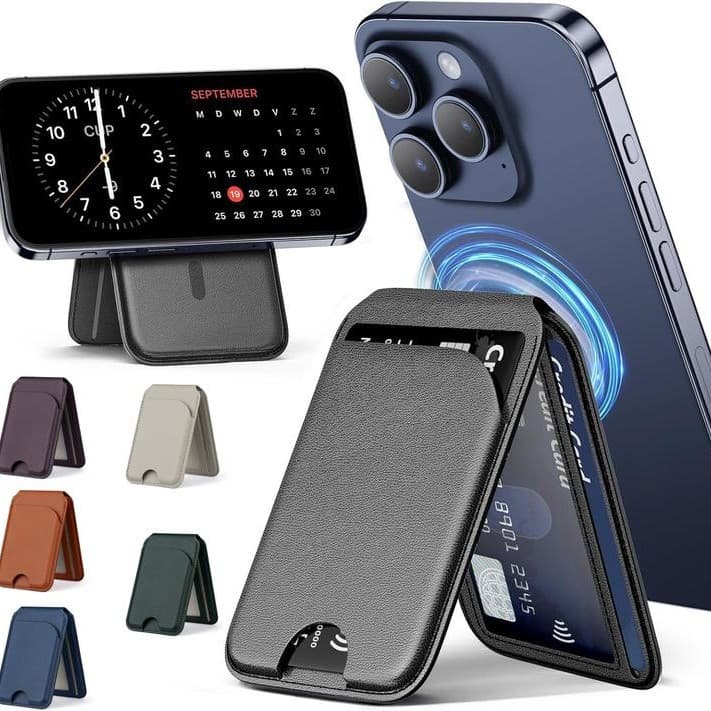 magsafe card holder multi-card slot iPhone17 magnetic mobile phone holder card holder ID bag magnetic card holder cross-border