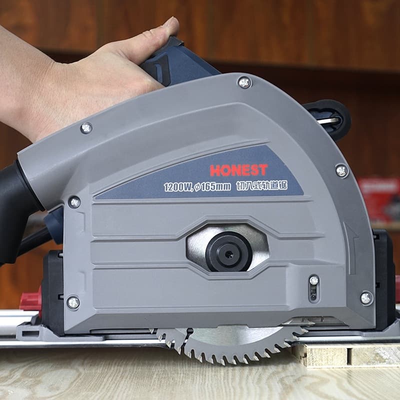 Track Saw Plunge Cut Electric Circular Saw Rail Woodworking Handheld Track Cutter Decoration Gypsum Board Cutting Electric Saw