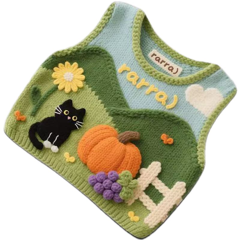 Printed Sweater Cute Mouse Pad, Personalized Office and Dorm High-style Computer Desk Home Anti-slip Mat