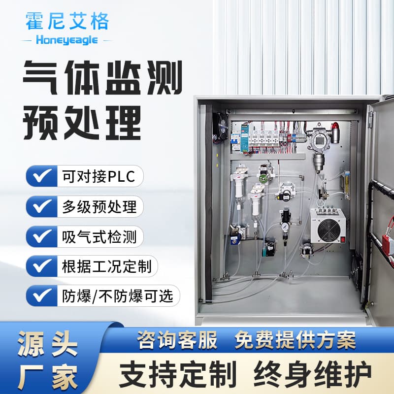 Gas online monitoring system, exhaust gas pipeline centrifuge, chimney pretreatment, environmental protection equipment, high temperature pretreatment