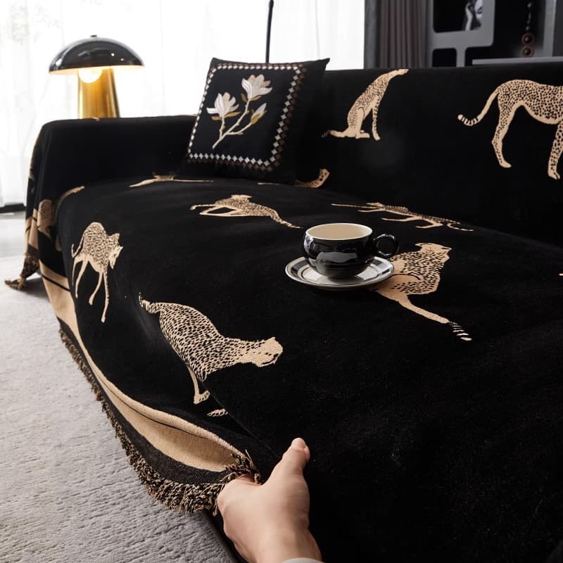 Modern Minimalist Sofa Cover, All-Season Premium Sofa Slipcover, Anti-Slip, Cat Scratch Resistant, One-Piece Sofa Cover