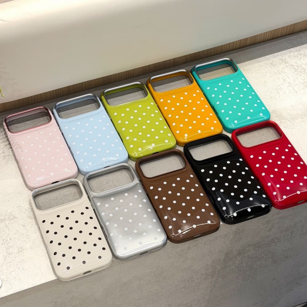 The new air cushion is suitable for Apple 18promax mobile phone case iphone17 advanced wave point protective cover cross-border trend
