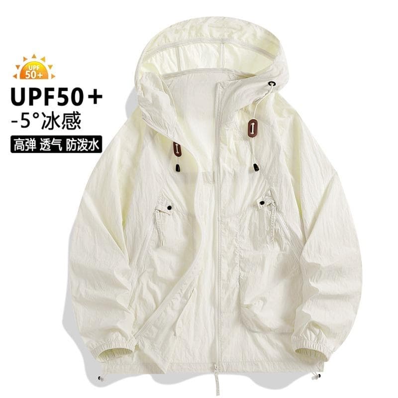 Q 77548 Hooded Sun Protection Jacket Sun Protection Hooded Windbreaker