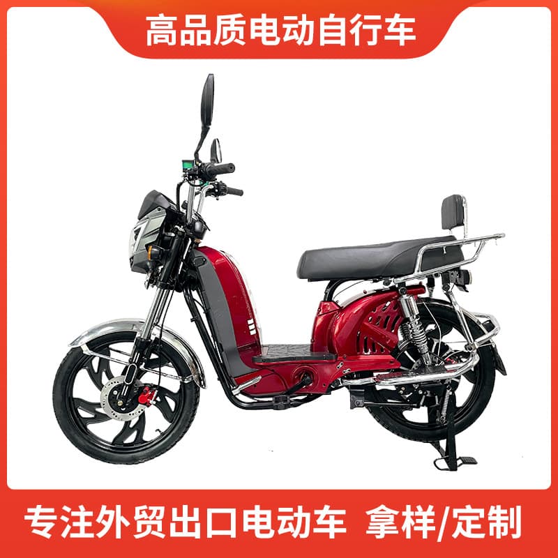 Electric Motorcycle Heavy Load King 22-inch Electric Passenger and Cargo Electric Bicycle for Food Delivery Battery Vehicle Middle East