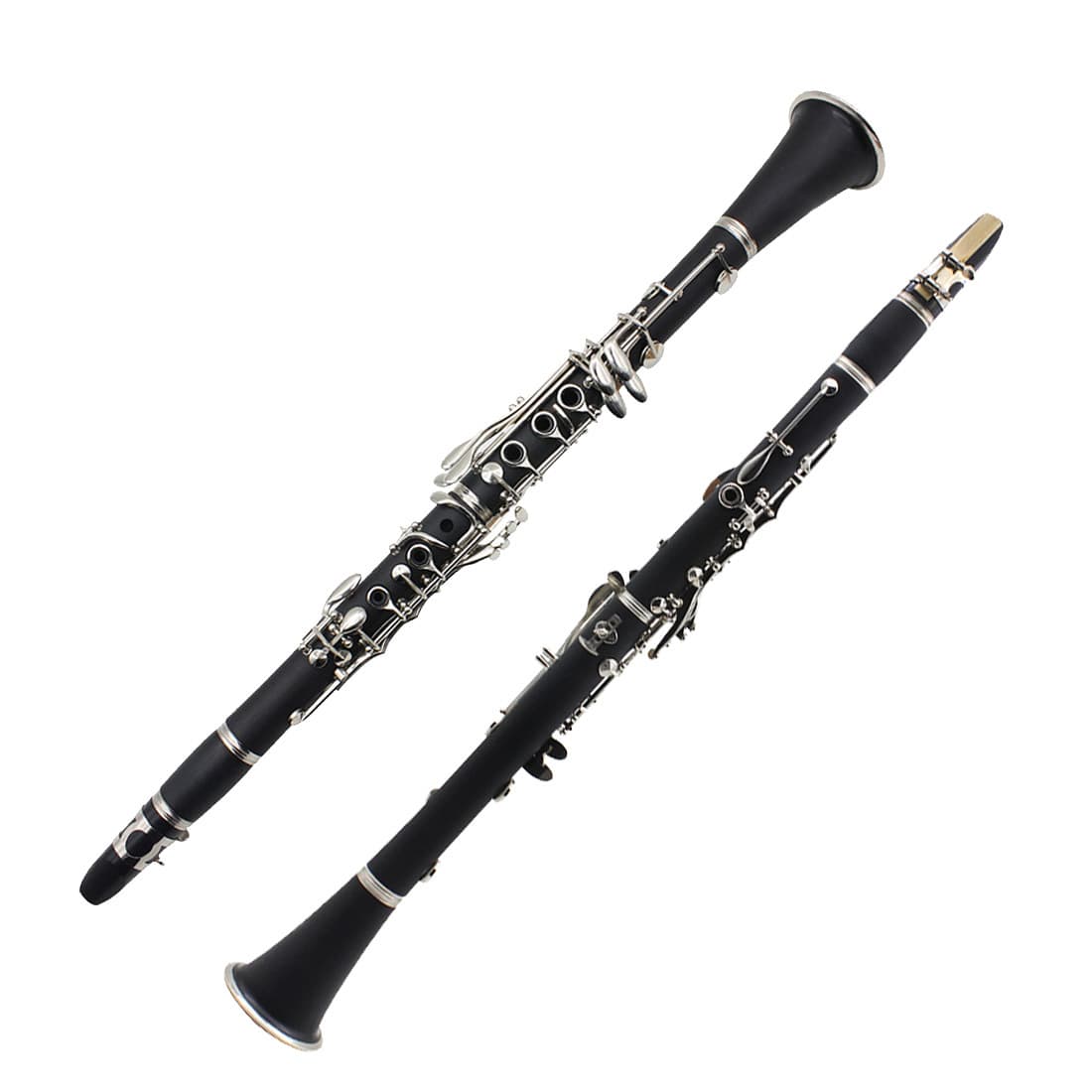 Logo-free Bb Clarinet for Student Beginners, Bakelite Material, Ideal for Band Playing