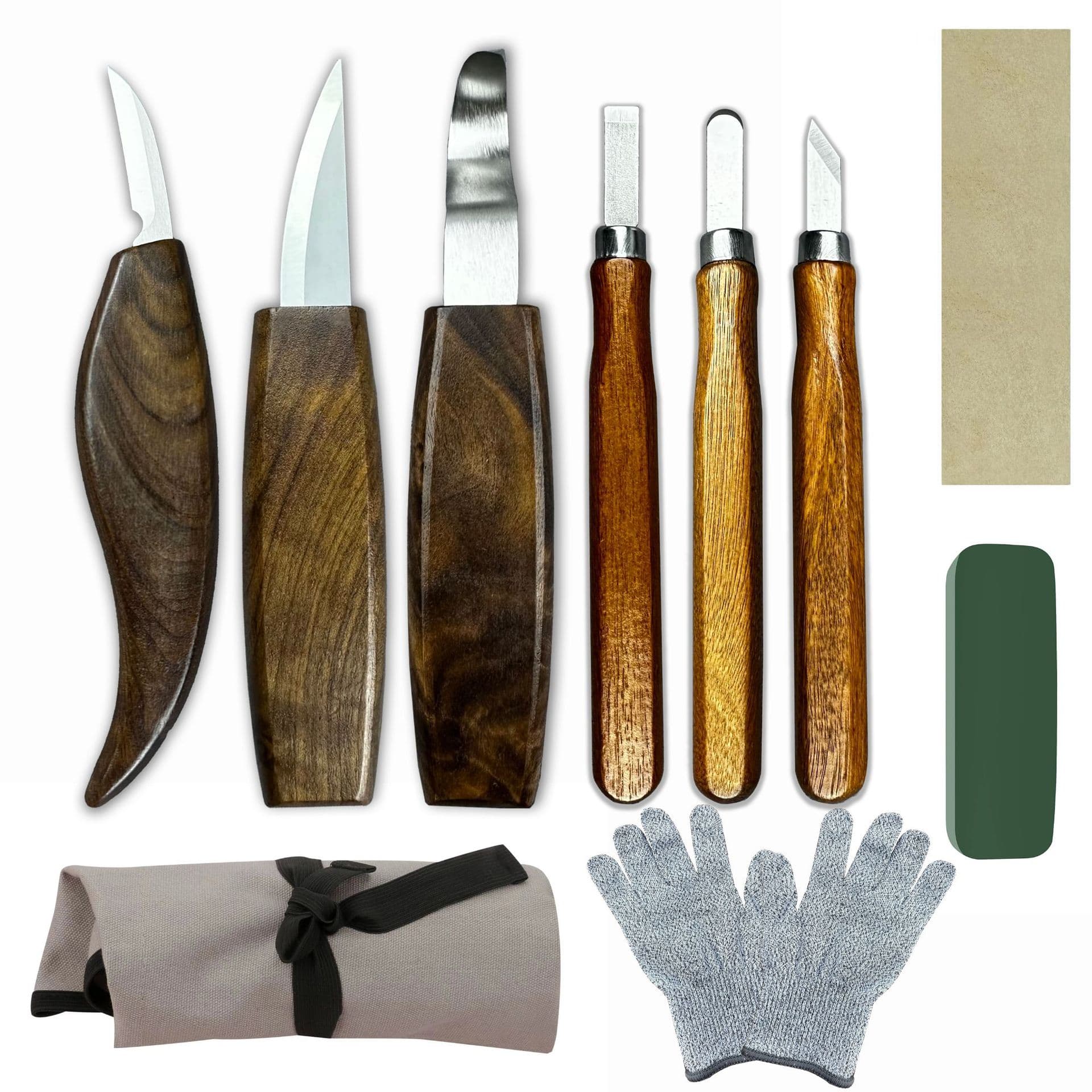 Wood Carving Knife Set, Beginner Carving Tool 5-Piece Set, Wood Carving DIY Tool, Universal Knife, Detail Knife