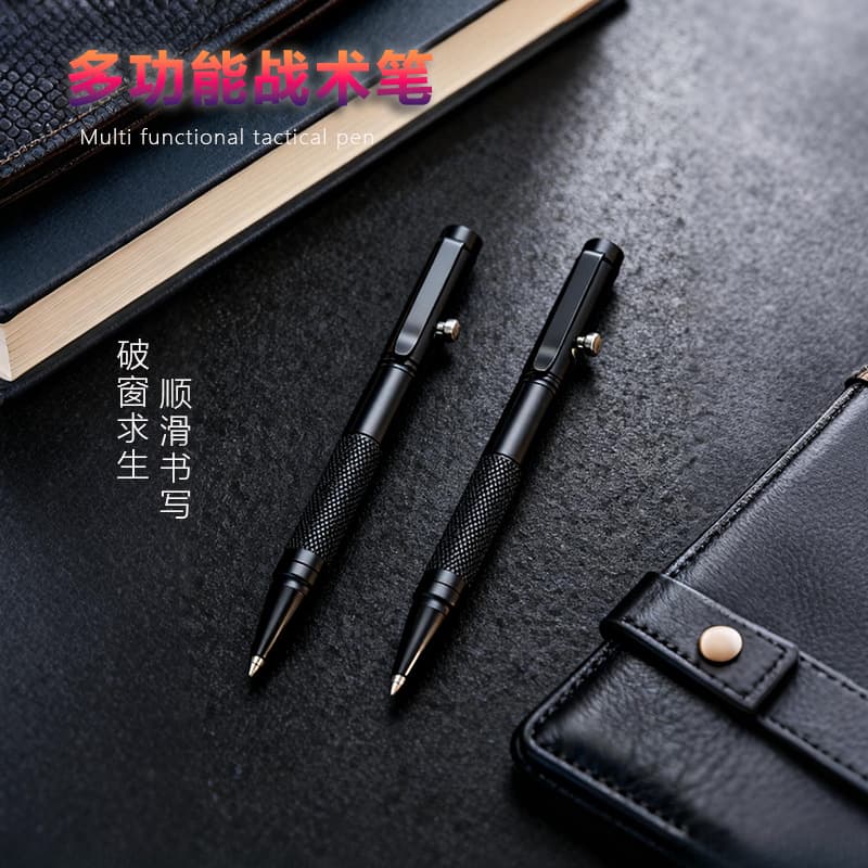 Signature pen metal ball pen writing logo engraving black signature pen high-end business signature