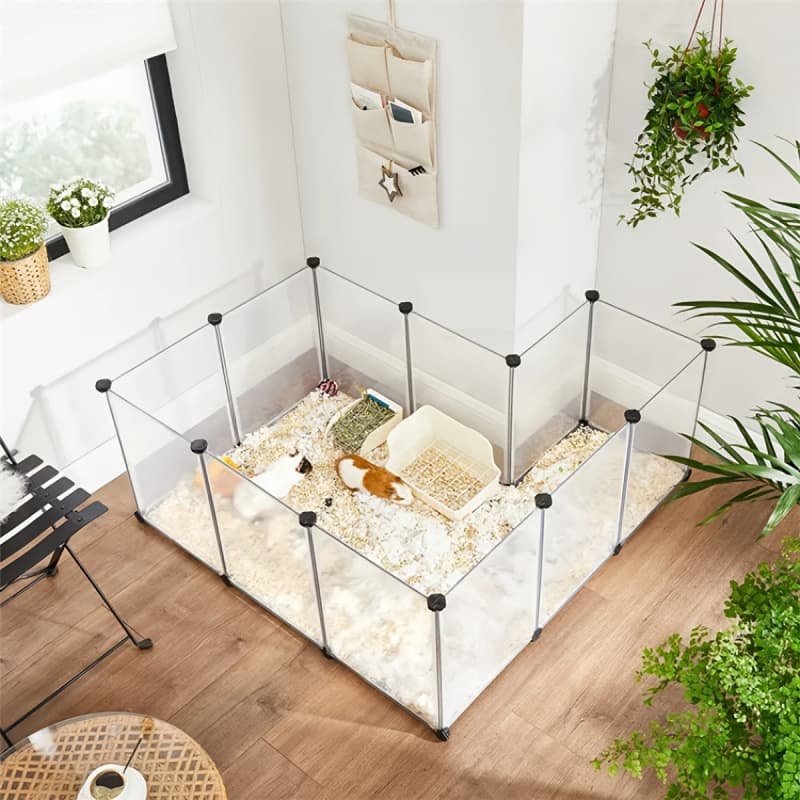 2026 New Cross-Border Drop Shipping Portable Small Animal Fence DIY Indoor/Outdoor Pet Enclosure