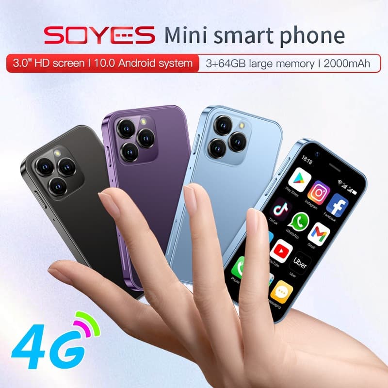 Cross-border hot selling Soyes XS16 mini smartphone MINI Android 4G network GPS Google store