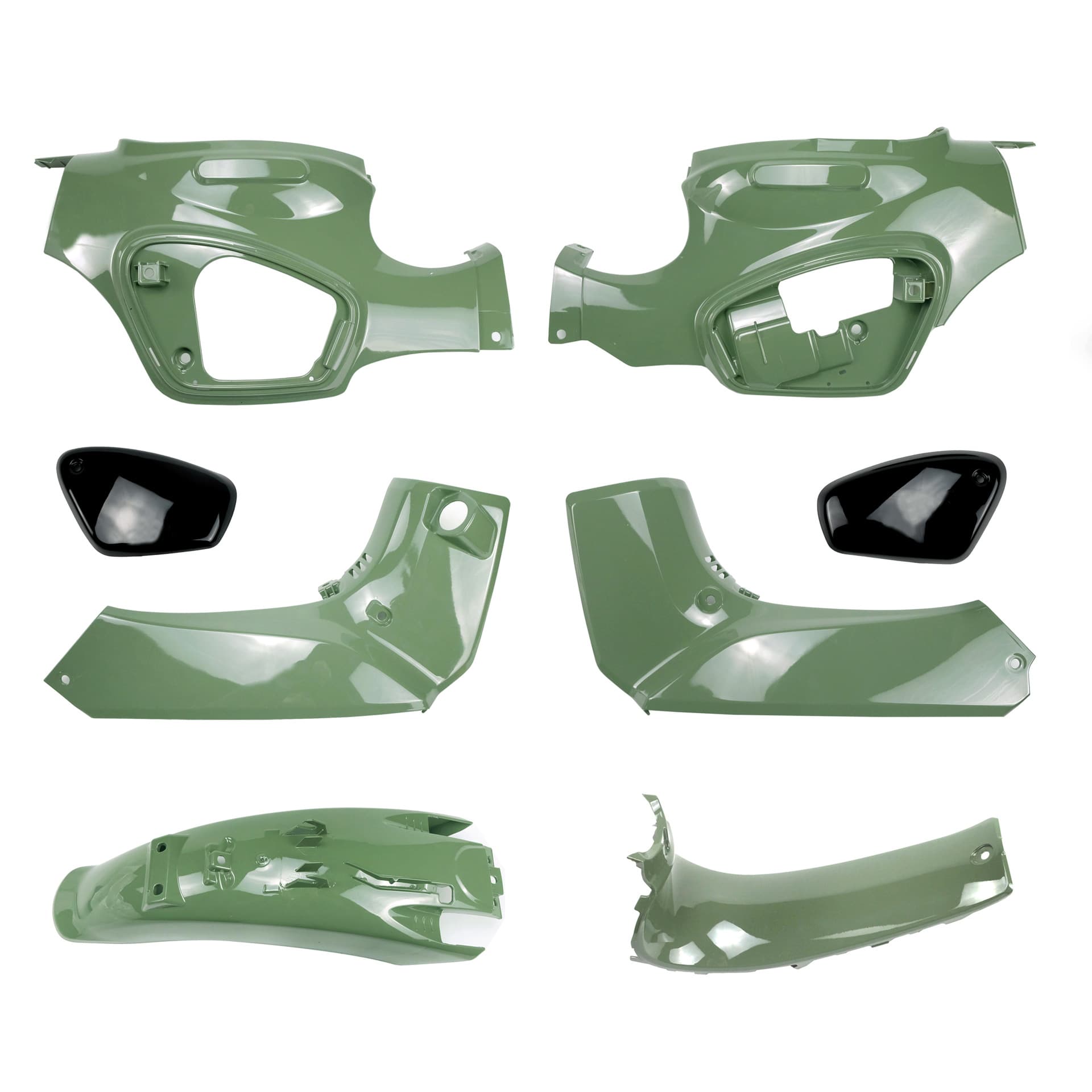 ABS Full Body Plastic Fairing Kit for Honda Cub CC110 JA60 JA45, Protective Cover Replacement Parts