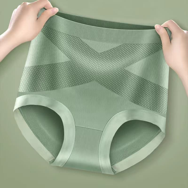 X Black Bandage Mid to High-Waist Seamless Comfortable Belly Control Pants, Postpartum Shaping Body Beauty Butt Lifting Waist Cinching Belly Control Panties for Women