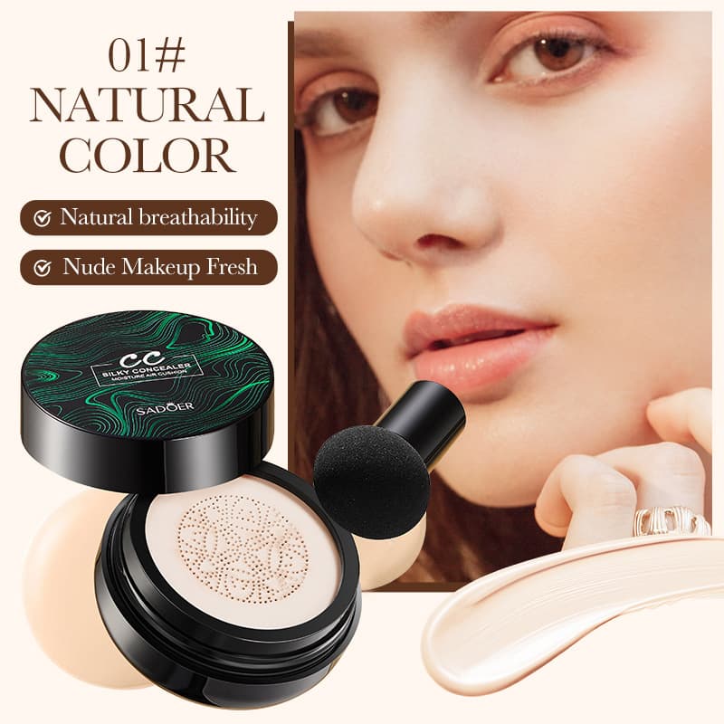 SADOER Mushroom Head CC Cushion Concealer Contouring Face Foundation Cross-border Wholesale