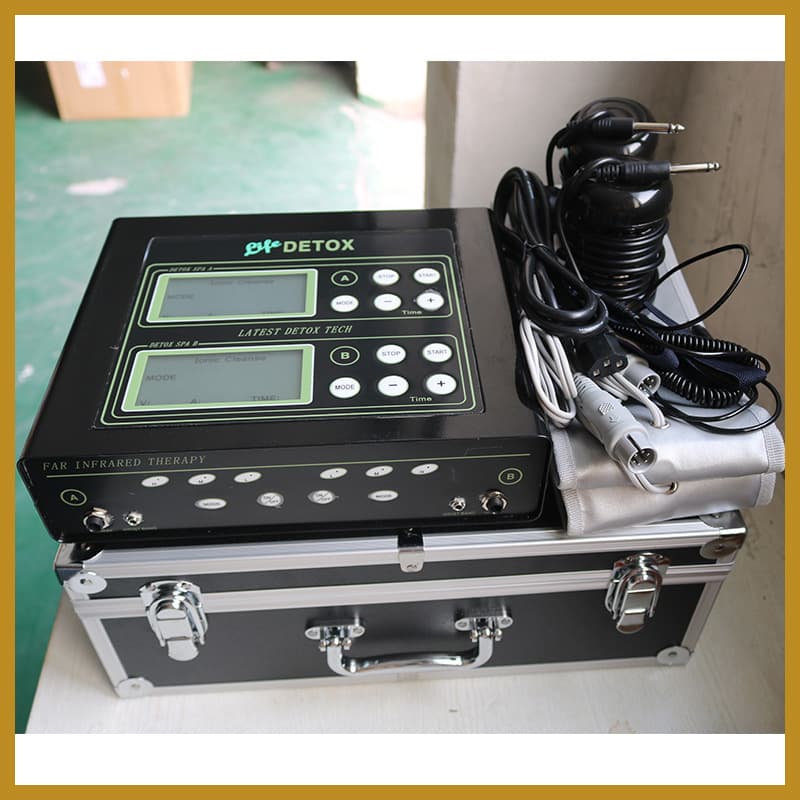 Europe-US Cross-border Hot Selling Foot Spa Hydrogen Molecule Foot Bath Hengtong Instrument Dual User Dual Screen Dual Belt